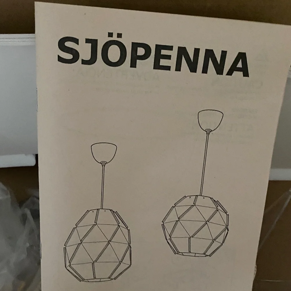 IKEA SJÖPENNA Geometric Pendant Light